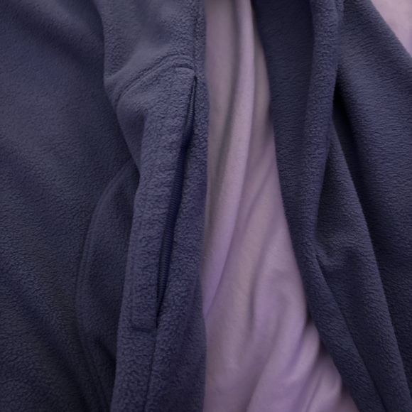 The North Face pink and purple quarter zip fleece with pockets 
:) - Picture 2 of 6